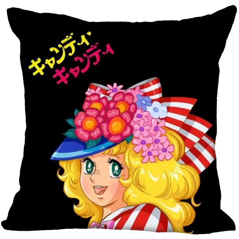 Candy Candy Polyester Cushion Cover Children's Room Decoration Pillow Case Living Room Chair Sofa Home Decoration 1007