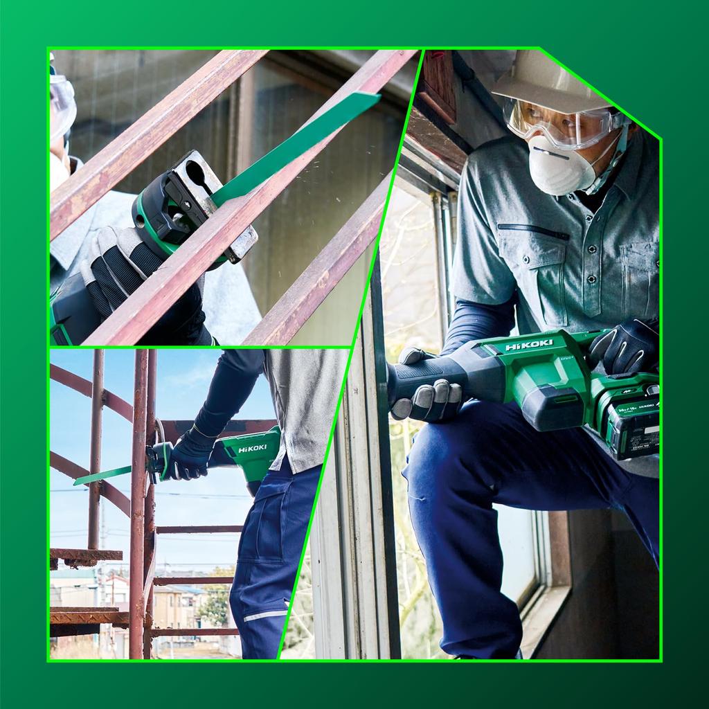 HiKOKI 36V Cordless Reciprocating Saw CR36DSA and Charger Sold (Battery Separately) CR36DSA(NN)