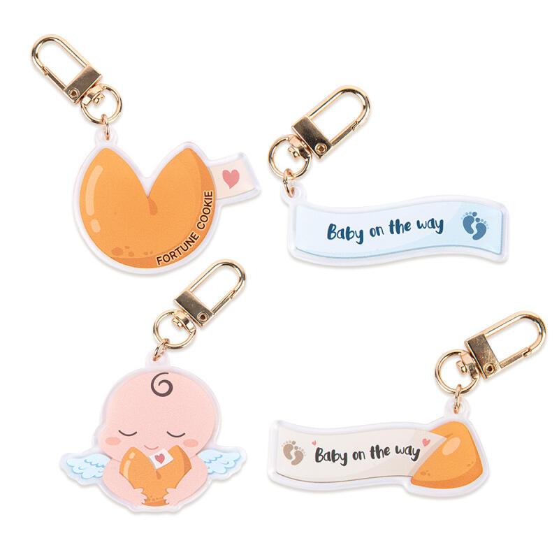Pregnancy and Childbirth Acrylic Keychain 01. Keyring set