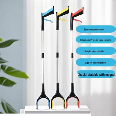 Aluminum Alloy Folding Trash Grabber: Durable Reacher for Household and Sanitation Use