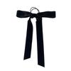 Retro Black Velvet Bow Hair Band Headband Women's Girl Long Elastic Hair Band Headdress Female Hair Accessories