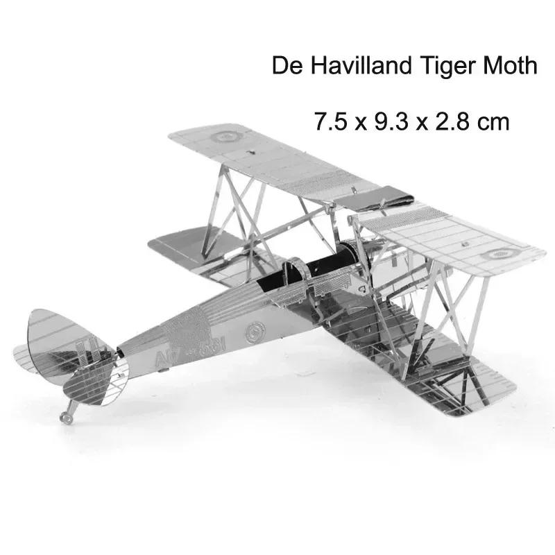3D Metal Puzzles Military J-20 J-10B SU-34 KA-50 Fighter UFO RAH-66 Helicopter DIY Assembly Handmade Assemble Scale Model Jigsaw Puzzles