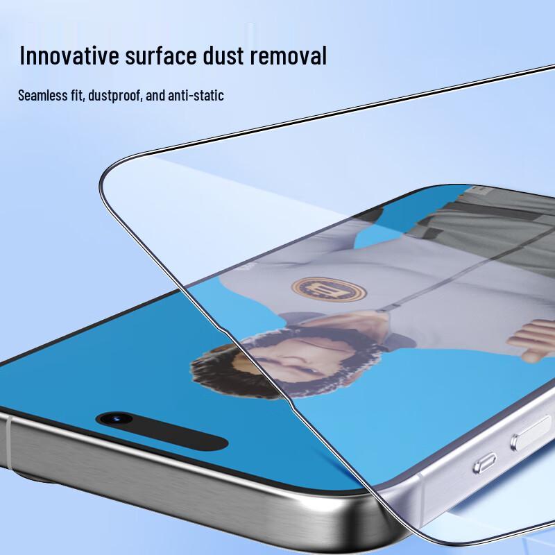 BLUEO Tempered Glass Screen Protector for Apple iPhone