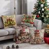 Weihnachtsmotiv Kissenbezüge geeignet für Sofa Auto Schlafzimmer Dekorative Kissenhülle Kissenbezug