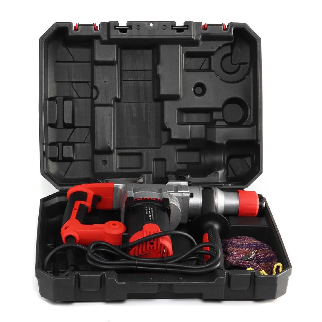 2200W 220V Heavy Impact Electric Hammer Concrete Breaker 30S Quickly Breaks Industrial Power Tools