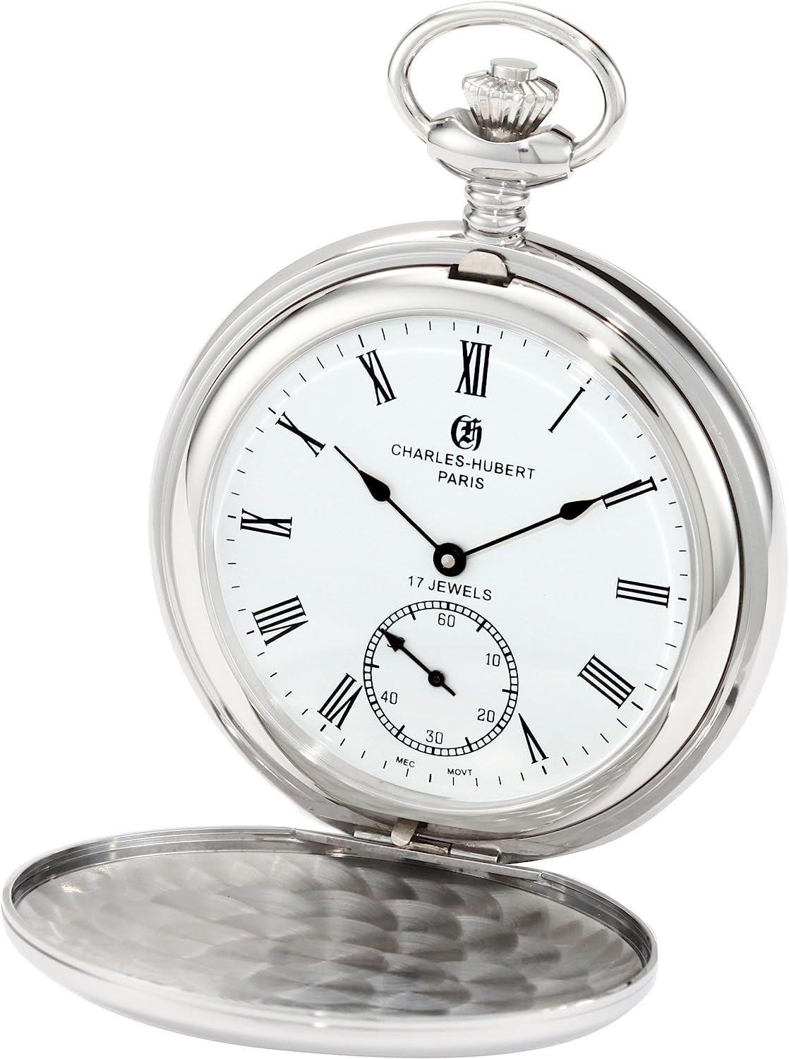 

Pocket Watch Mechanical Manual Winding Small Seconds [Charles Hubert] 3907-WR Men s