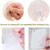 Polar Bear 11PCS Strong Transparent  Paste Hooks Hanger For Kitchen Bathroom
