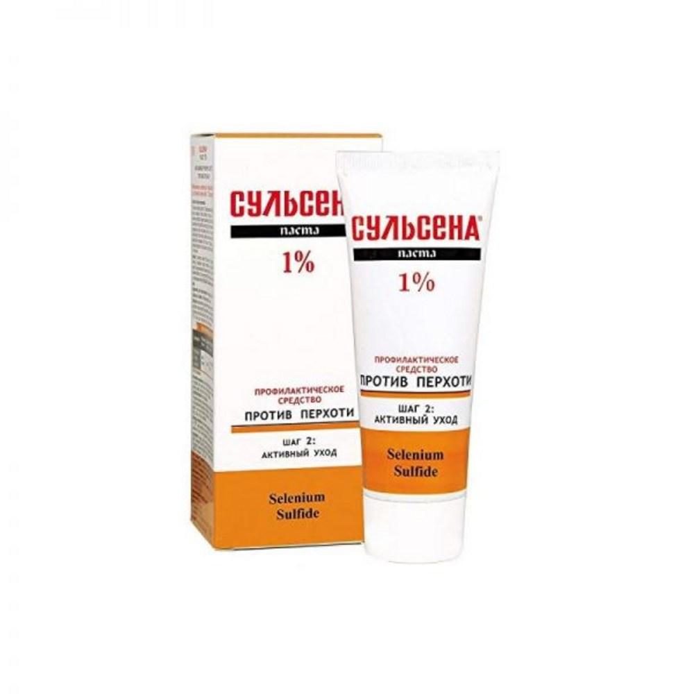 Sulsenna Suls Paste 1% Anti-Dandruff Selenium Sulfide (Sulsenna) 75ml Improves Scalp Health Relieves Itch 1 pcs