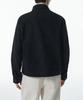 Musinsa Standard Back Satin Officer Jacket [Black]
