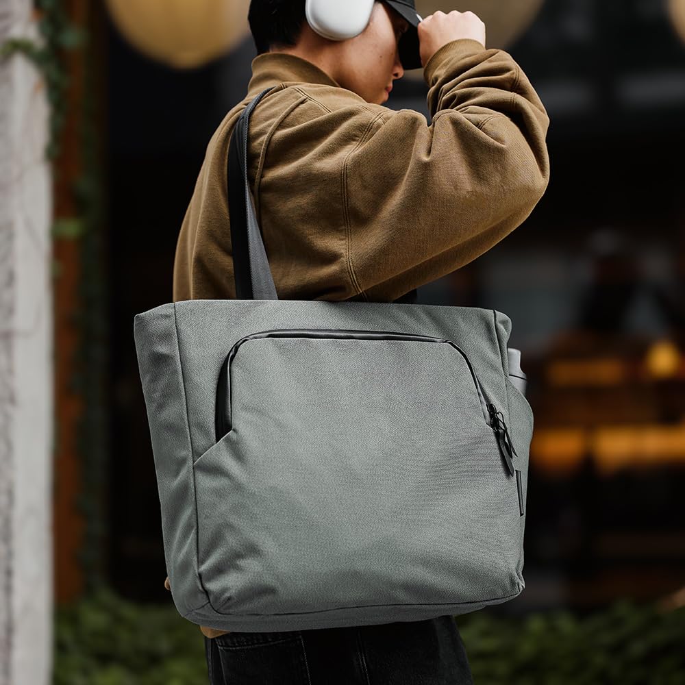 ALPAKA BRAVO TOTE Men's Alpaca Tote Bag, Shoulder Bag, Gray