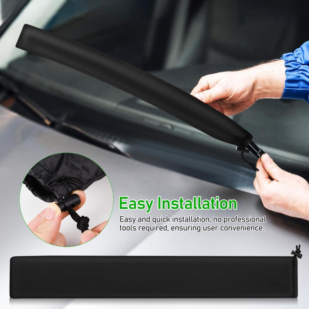 Ciieeo 1 Pair Car Wiper Blade Protective Cover, Wiper Sleeve