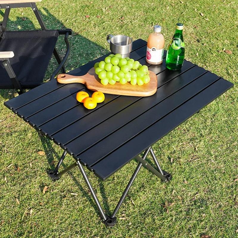 Ultralight Portable Folding Camping Table Foldable Outdoor Dinner Desk High Strength Carbon Steel For Garden Party Picnic Bbq