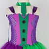 Children Halloween Girl Dresses Pumpkin Ghost Face Long Sleeved Girls Party Dresses