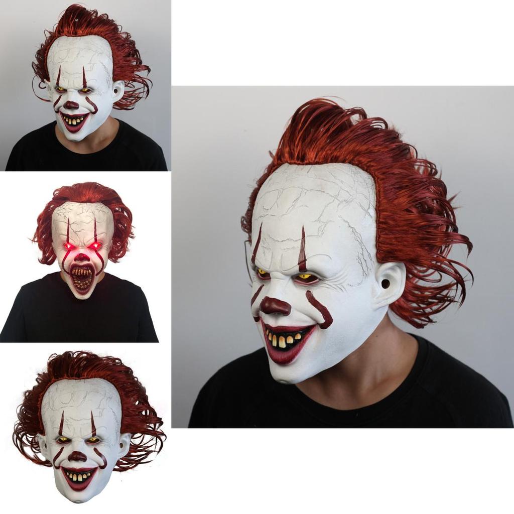 Scary Stephen King's It Mask For Halloween Men Joker Costume Cosplay