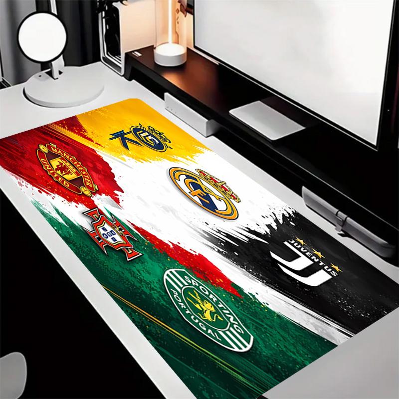 Manchester United FC logo Theme Premium Non-slip Mouse Pad with Stitched Edges,Durable Rubber Material,for Desktop & Gaming Great Gifts