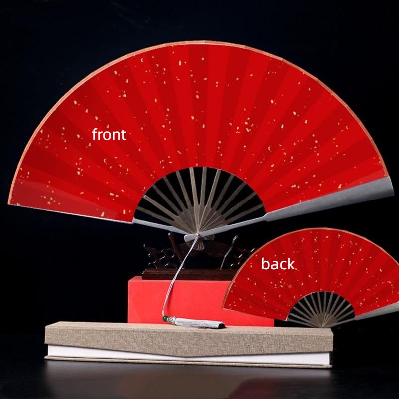 

Винтажный веер для тай-чи в китайском стиле, самооборона, фитнес, веер для кунг-фу, металлические ребра из алюминиевого сплава, мужской складной ручной веер, веер для танцев