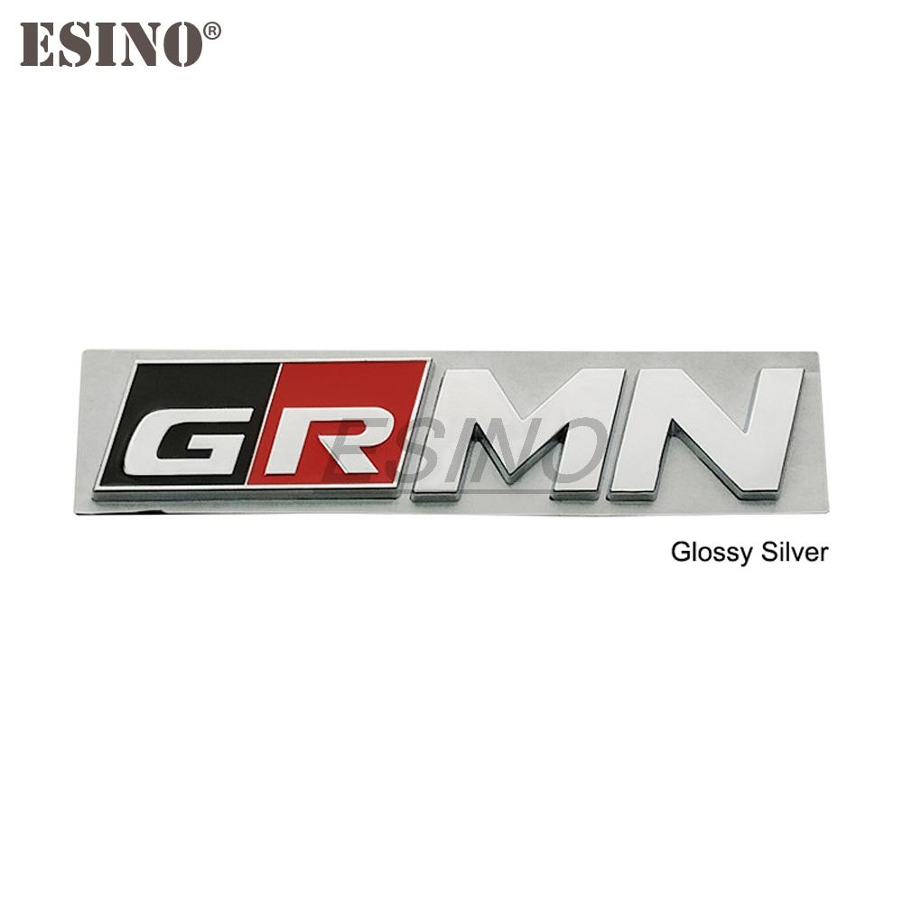 gjcr7 Car Styling Gazoo Racing GR GR MN 3D Car Zinc Alloy Badge Adhensive Metal Emblem Decal for Toyota Supra AE86 GT86
