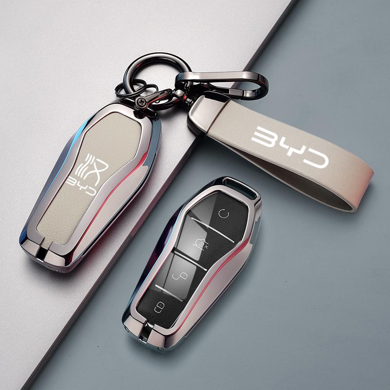 Applicable To BYD Han Key Set Han Ev Champion Version Dmi Special NFC Card Car Metal Shell Bag Buckle High-end