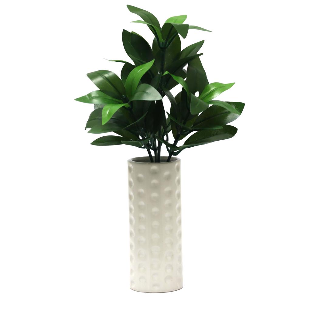 Shikimi Artificial Flower Vase Set, Approximately 28cm Tall, Perfect for Mini Buddhist Altars, by SOKA SGI