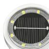 Solar Ground Lights, Glass In-Ground Landscape Lighting, Auto On/Off Waterproof LED Lawn Lamp for Garden Patio Walkway