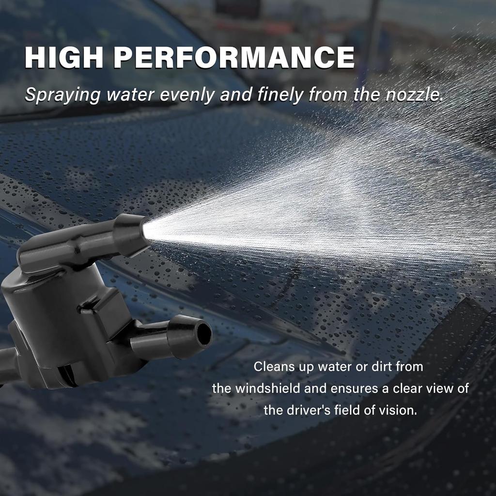 2PCS Front Windshield Washer Nozzle Compatible with Toyota 4Runner Corolla Camry Lexus Scion,Car Windshield Sprayer Nozzle Car Accessories