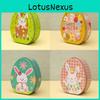 Whimsical Flat Bunny Shaped Iron Boxes For Easter Celebrations And Decorations