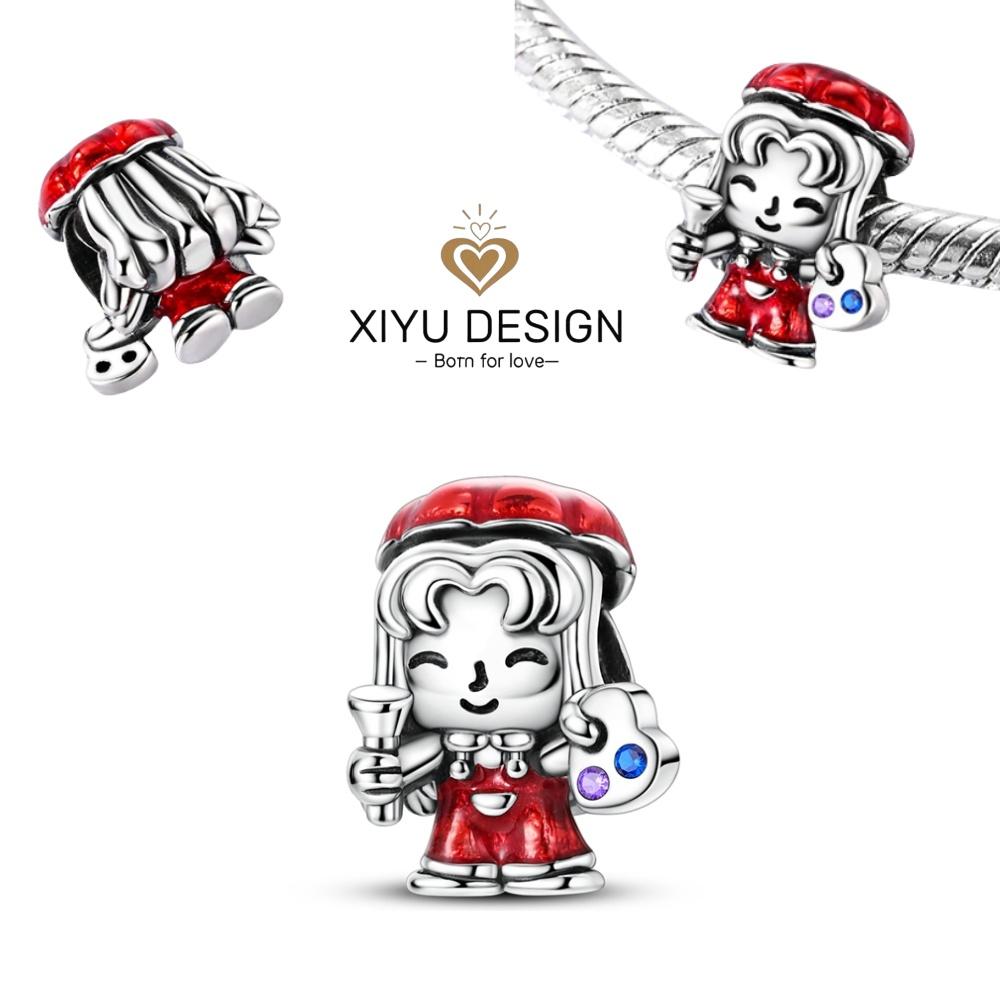 

Copper Cute Doll Charm Can Be Opened Charms Pendant Perfect For For The S Handmade DIY Bracelet Women Jewelry Gifts