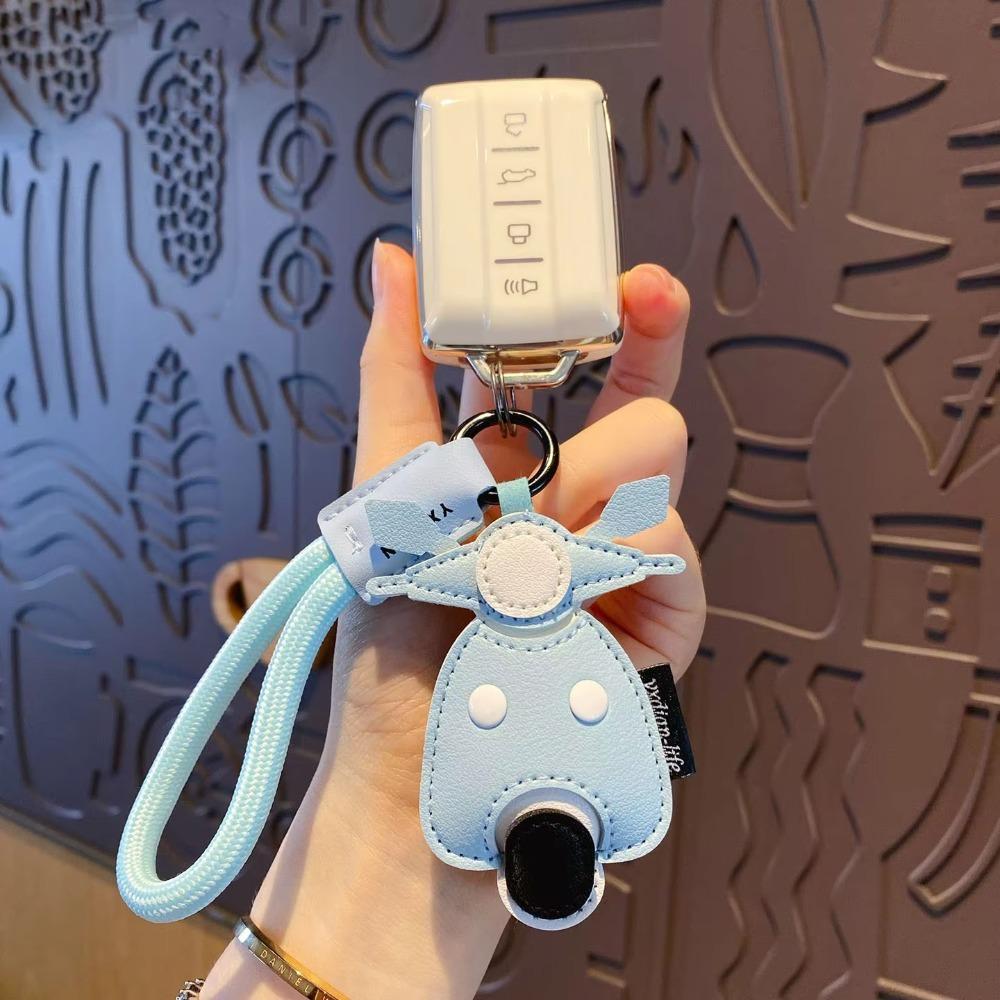 

Cute Cartoon Airplane Keychain Unique Bag Hanging Decoration Creative Bag Pendant Women Airplane