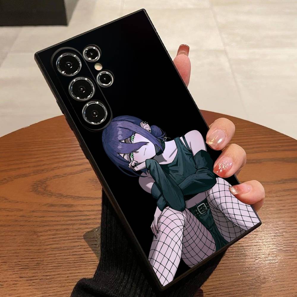 C-Chainsaw Man Reze Arc Phone Case For Samsung S25,S24,S21,S22,S23,S30,Ultra,S20,Plus,Fe,Lite,5G Black Cover