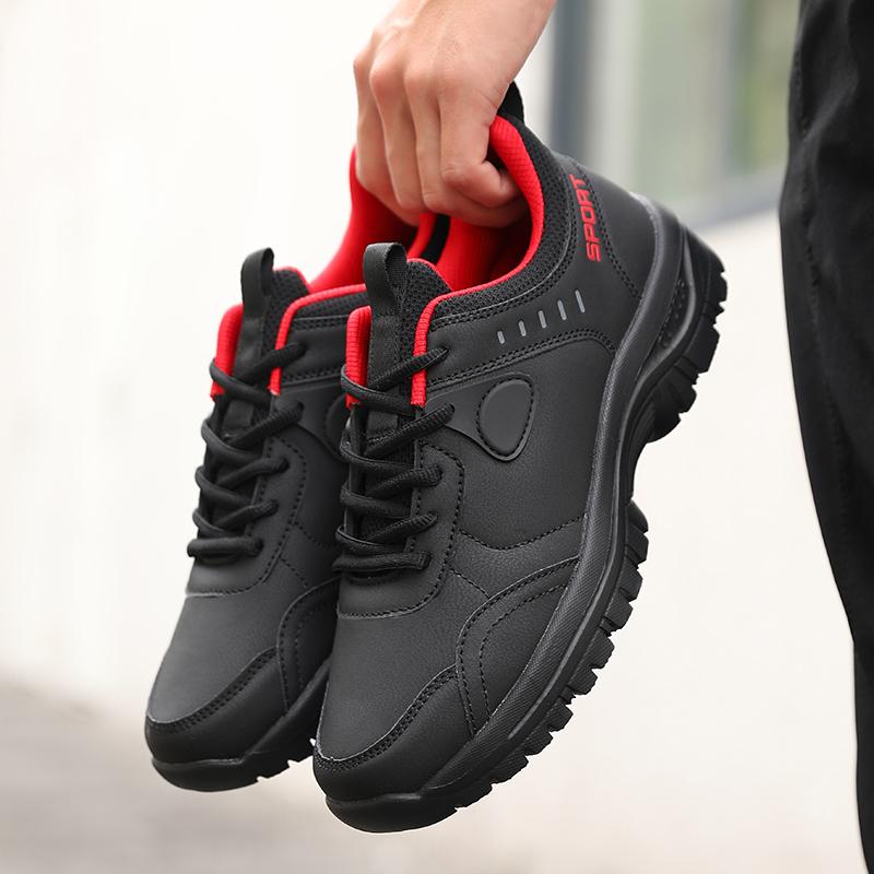 New Men Running Shoes Male Breathable Work Sneakers Anti-slip Breathable Men's Walking Shoes Lace Up Soft Casual Sneakers