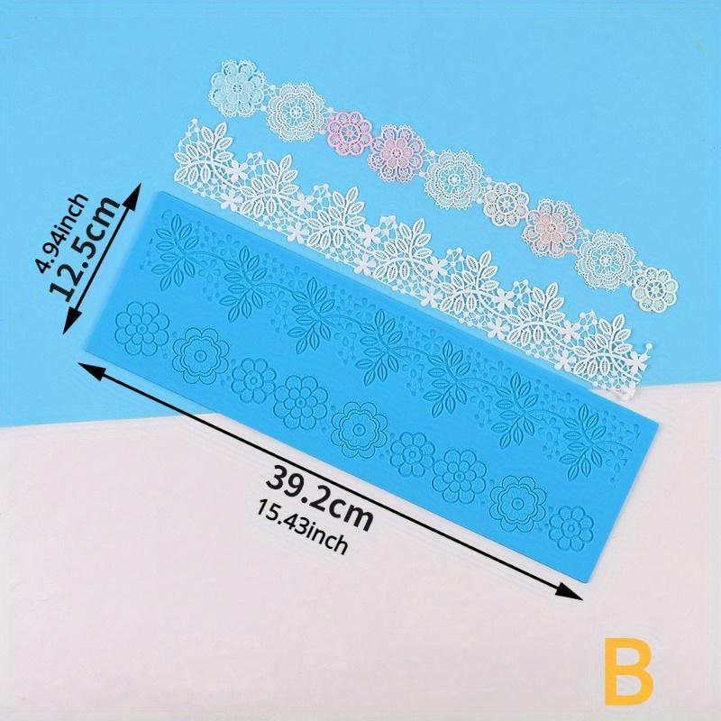 

Форма для цветочного кружева, инструменты для украшения торта, помадка, 3D-коврик из пищевого силикона, формы для выпечки цветов B