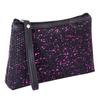 Yz-59 New Fashion Glittering Pu Makeup Bag For Women Large Capacity Portable Cosmetic Storage Clutch