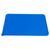 Pet Food Pad Silicone Waterproof Non Slip Bowl Drinking Feeding Mat Placemat for Dog Cat(Red )