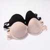Korean Style Strapless Bra: Invisible, Non-Slip, Sexy Gathering Solid Color for Women