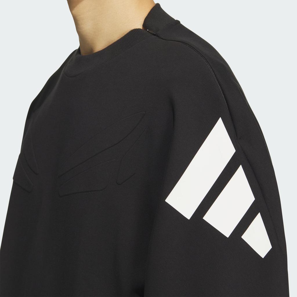 Adidas FW24 Future Style Pre Series Logo Sports Casual Long Sleeve Sweatshirt Men sweatshirt Black JN3467