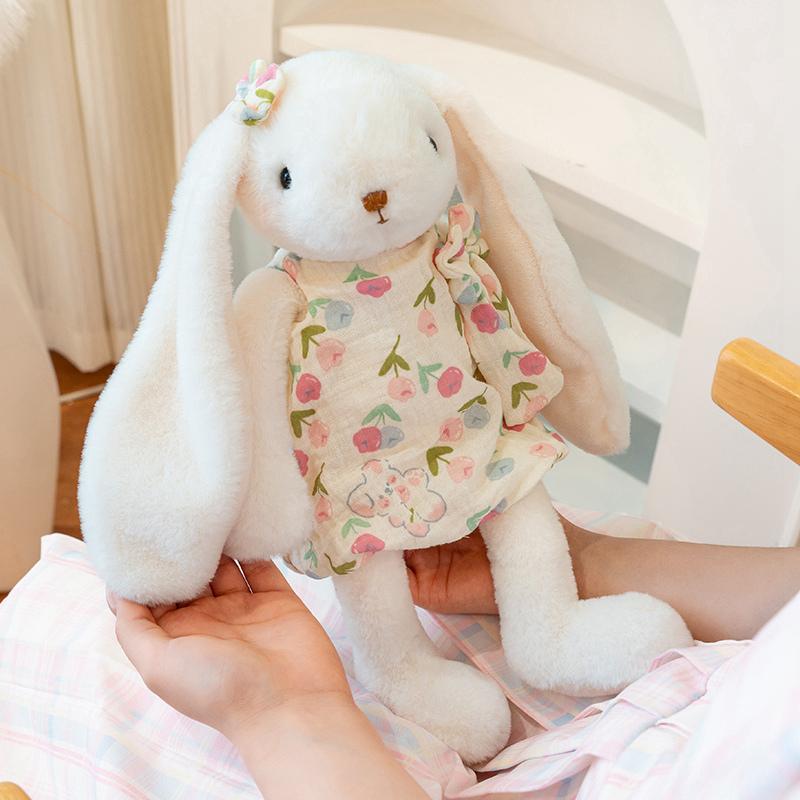Rabbit Plush Toys Lop Rabbit Stuffed Doll Toys Hobbies Collection Kids Accompany Sleep Toy Kawaii Home Decor Toy Birthday Gifts