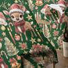 Jul- och Vinterklockgardiner för Vardagsrum Sovrum Heminredning Fönster Voile Tyllgardin Draperier