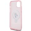 Karl Lagerfeld Klhmp15Shmrskcp Iphone 15 / 14 / 13 6.1 Różowy/Pink Hardcase Ring Stand Karl&Choupettte Magsafe