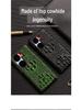 iQOO Neo7 SE Leather Case: Crocodile Skull Half-Cover Racing Design