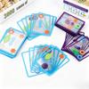 Transparent Foldover Card Game See It Stack It Family Party Board Game 42PCS Interactive Matching Card Game Adults