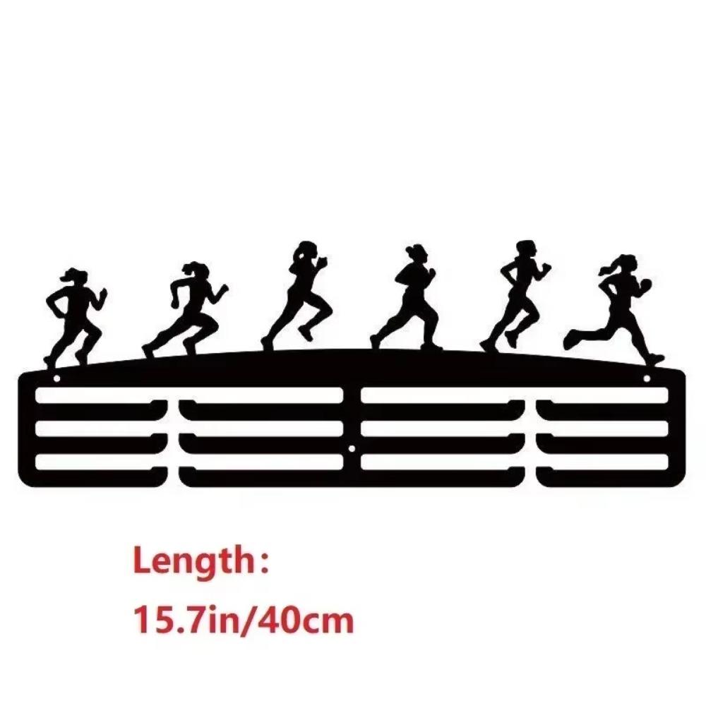 Home & Sports Display Combo:Key Holder & Bathroom Accessories,Wall Coat Racks for | Football & Marathon Medal Holders for Runner