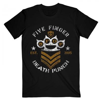 Five Finger Death Punch Unisex Adult Chevron T-Shirt