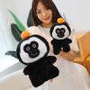 Black And  Cute Monkey Plush Toy: Smile Set