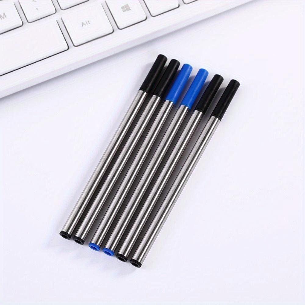 Luxury Metal Ballpoint Pen Business Signature Fountain Pen Student Gift Writing Tools Blue/Black Ink Gel Pen for School Office
