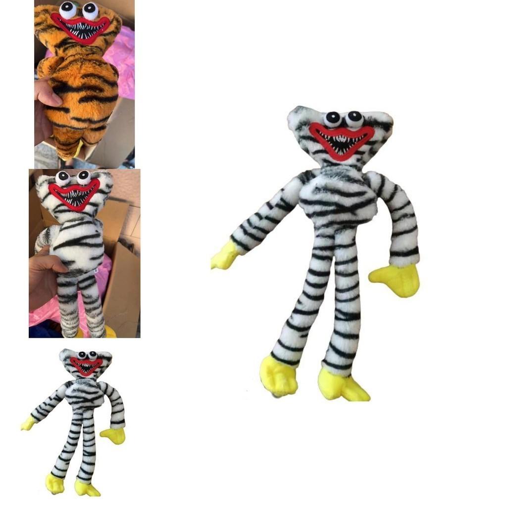 Huggy Wuggy Poppy Playtime Tiger Print Plush Doll Horror Game Peripheral For Kids