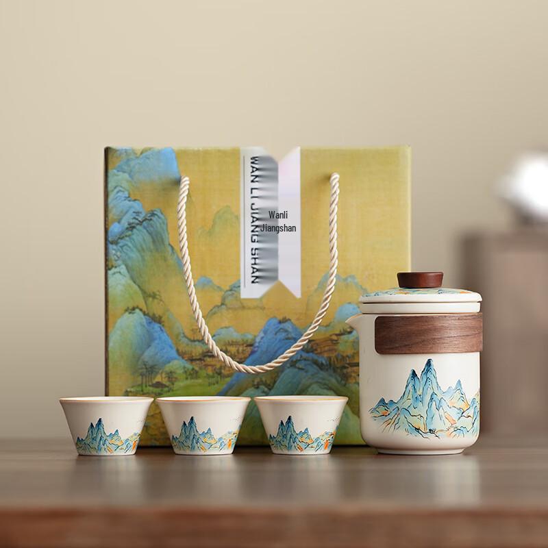 

Wang Xiang Rui Ceramic Travel Tea Set