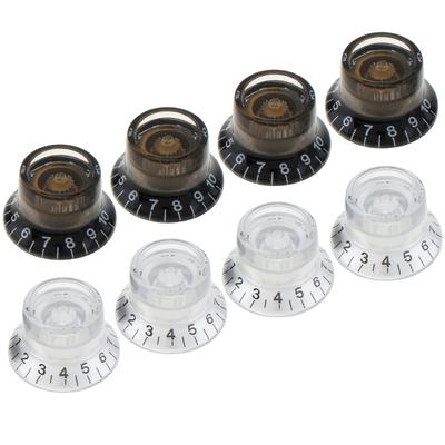 4 peças Top Hat Speed Volume Tone Control Knobs Fit para guitarra elétrica estilo LP