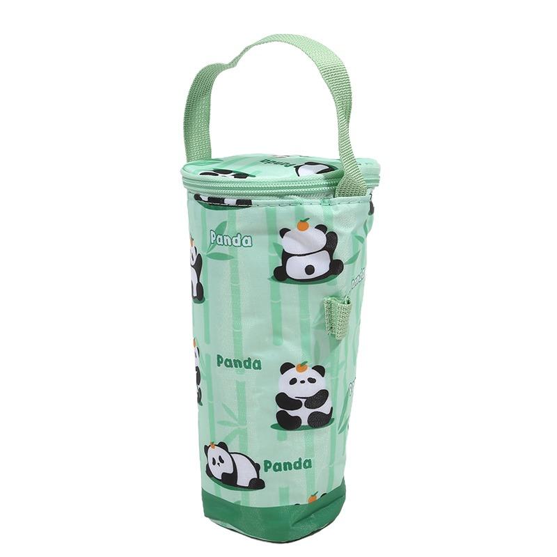 Portable Milk Tea Tote Bag Heat Preservation Bag Carrying Insulated Cup Cover Umbrella Bag Handbag Camping Drinkware Accessories