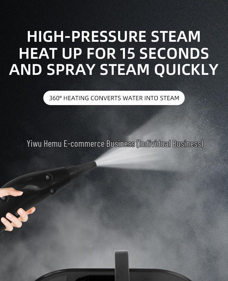 110V/220V High-Pressure Steam Cleaner for Car, A/C, & Kitchen