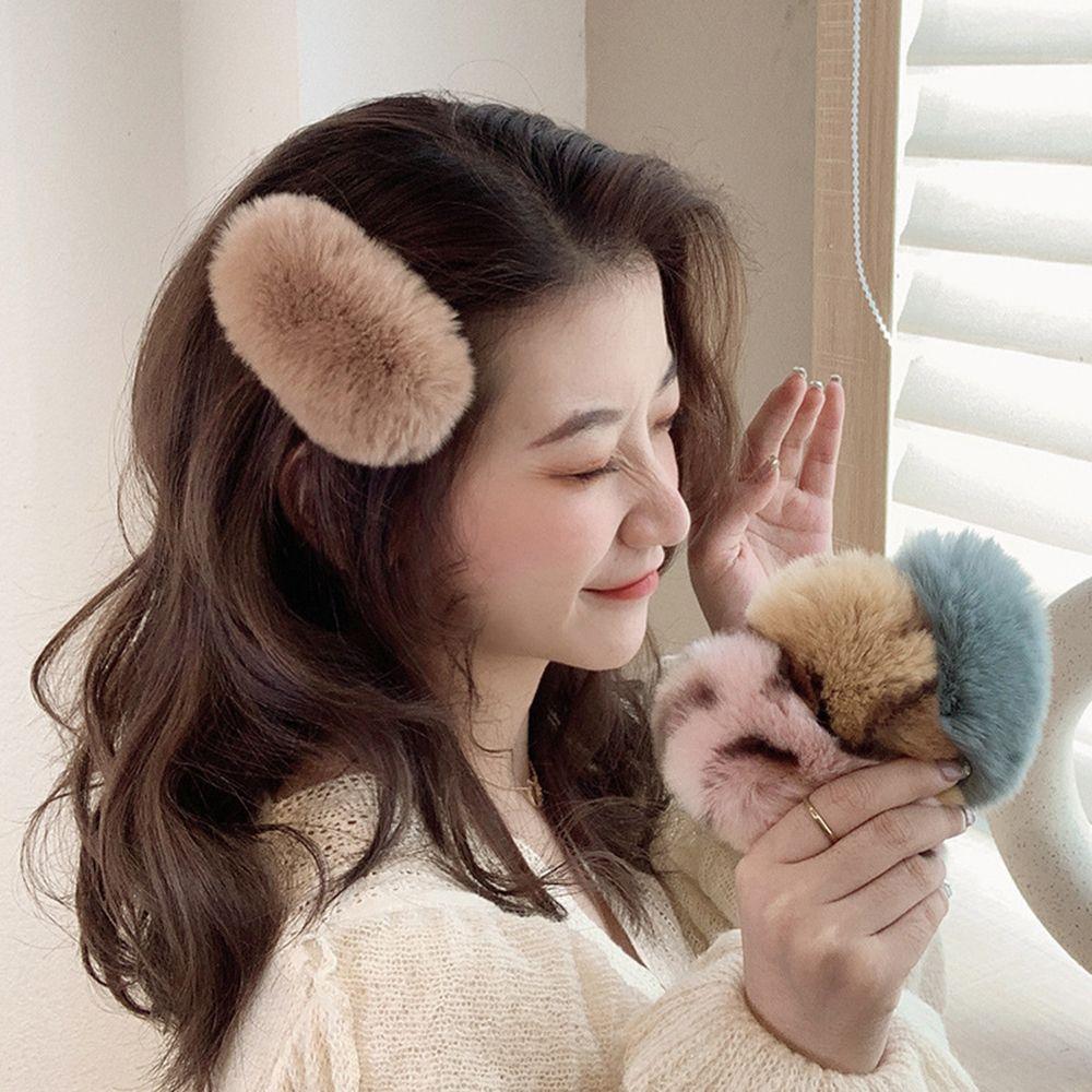 

Faux Fur Solid Color Female Plush Hair Clip Korean Style Hairpin Snap Hair Clip Hair Accessories розовый